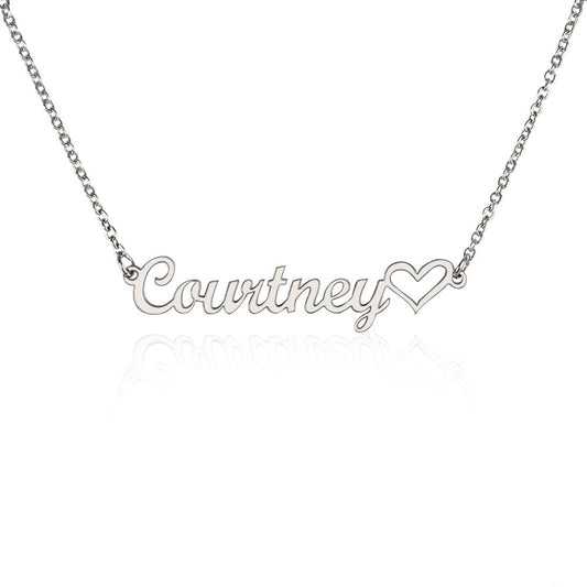 Name/Heart Necklace