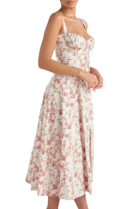 Floral Midriff Dress